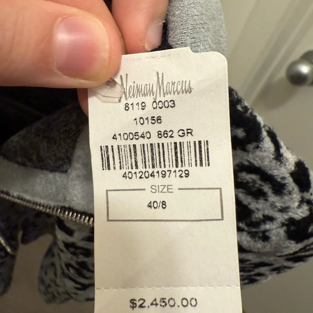$2450 NWT Alaia Alaïa Paris Maille Velours Leopard Jacket - Picture 6 of 6